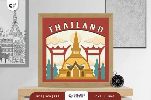 Bangkok Landmark 3D Light Box SVG: A Strategic Tool for Creativity and Communication