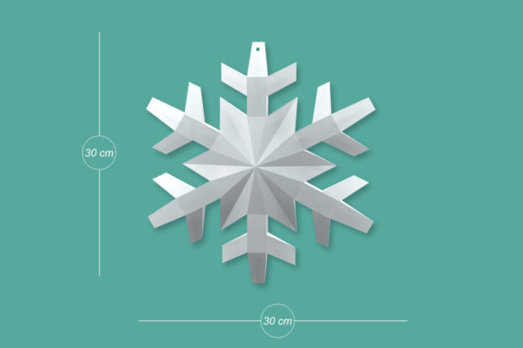 DIY Christmas Snowflake - 3D Papercraft: A Creative and Practical Holiday Project