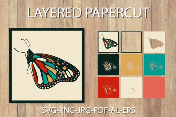 Layered Papercut Butterfly 3d Butterfly: A Creative Tool for All
