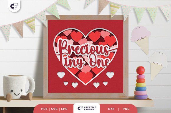 Precious Tiny One 3D Shadow Box: A Timeless Keepsake for New Parents