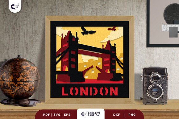 Tower Bridge 3D Shadow Box SVG: A Creative and Cultural Craft Project