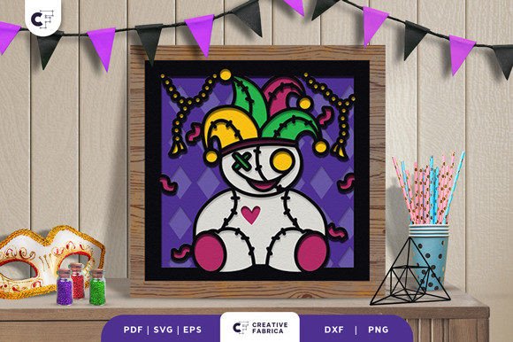 Voodoo Mardi Gras 3D Paper Cutting SVG: A Creative Fusion of Tradition and Modern Craft