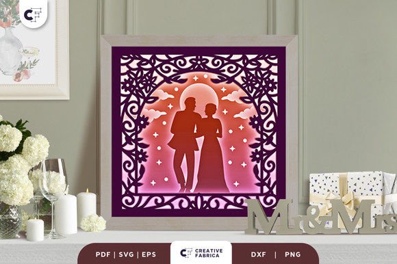 Wedding Party 3D Shadow Box Papercut: A Unique Way to Preserve Your Special Day